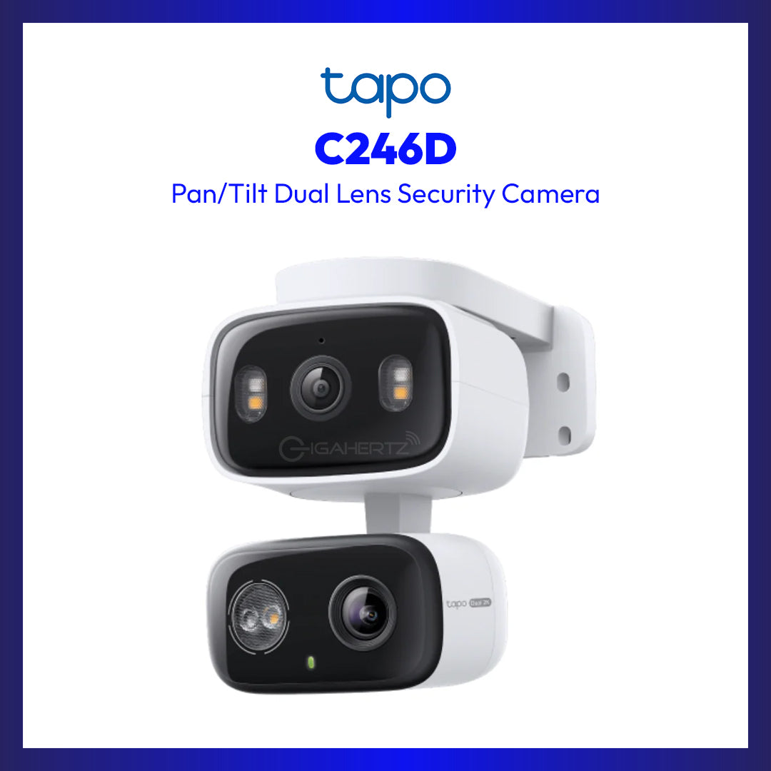 Tapo C246D Indoor/Outdoor Dual Lens Pan/Tilt Security Camera