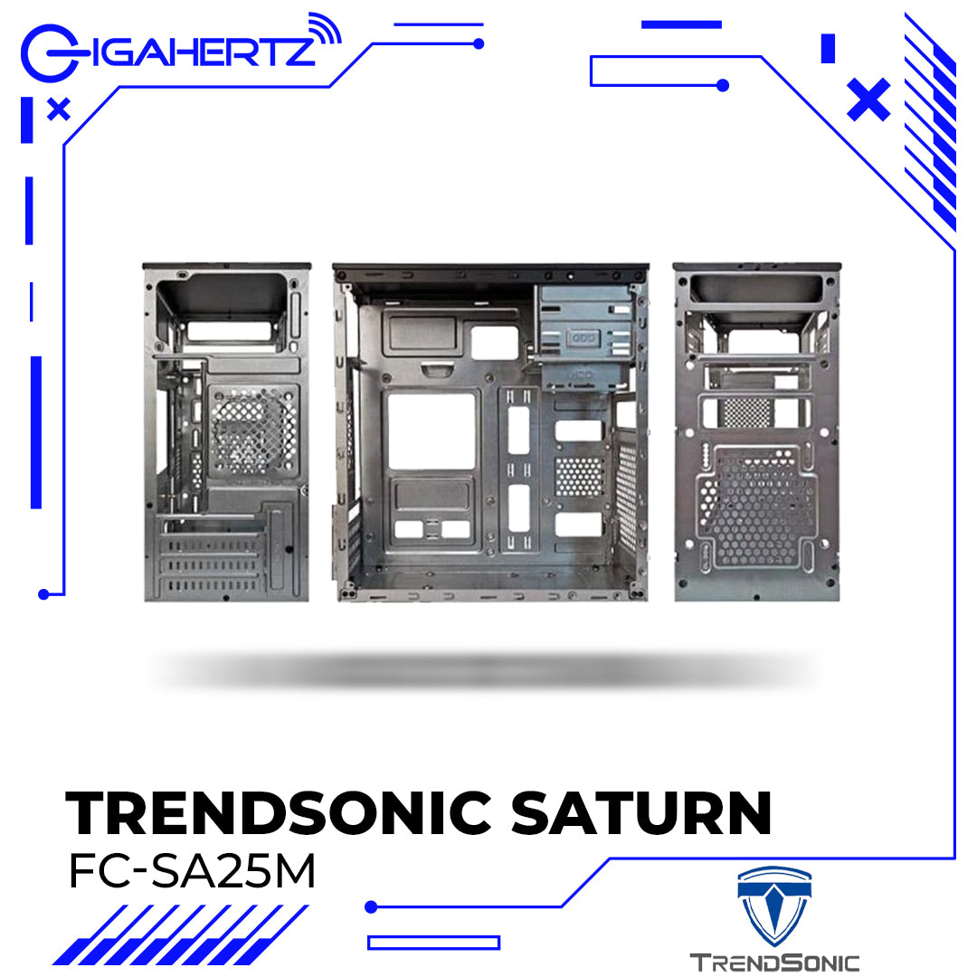 Trendsonic Saturn SA25M Black Micro ATX PC Case
