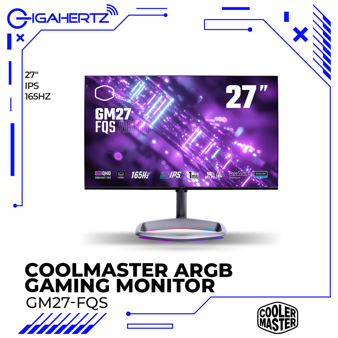 CoolMaster GM27-FQS ARGB 27" 165Hz Gaming Monitor