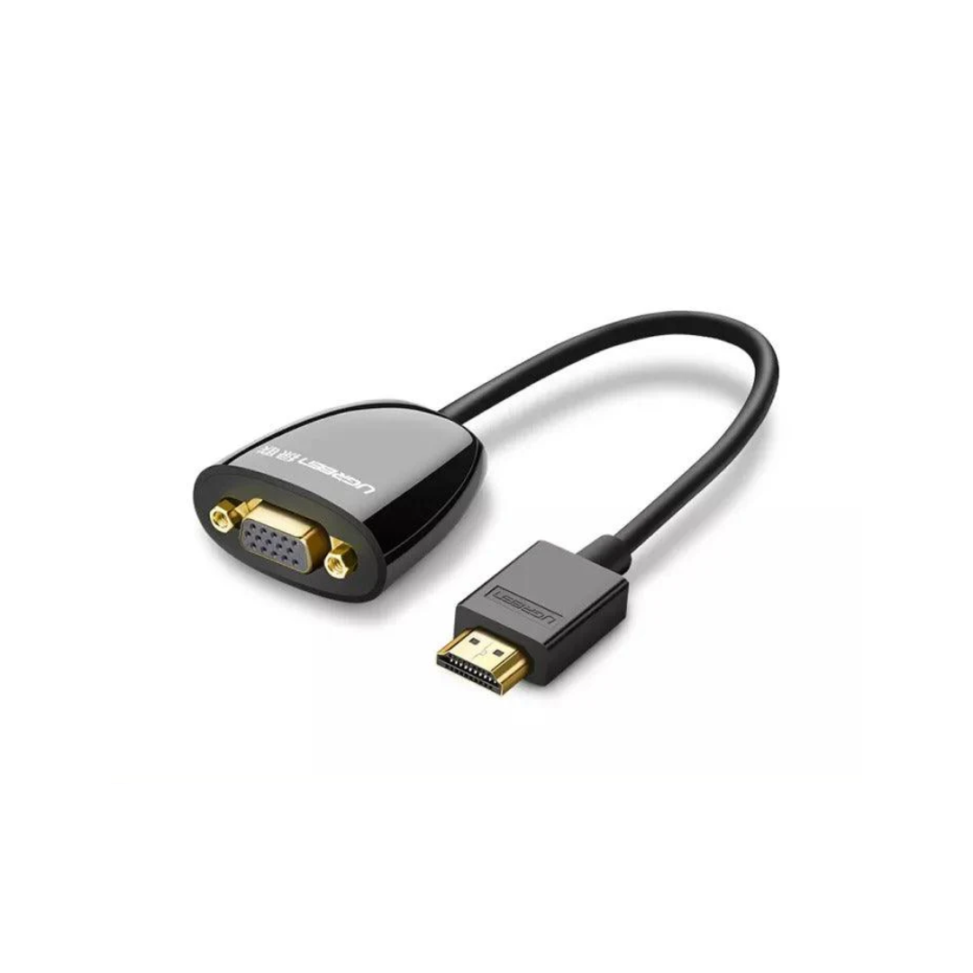 UGREEN HDMI Male To VGA Converter 25CM (Black)