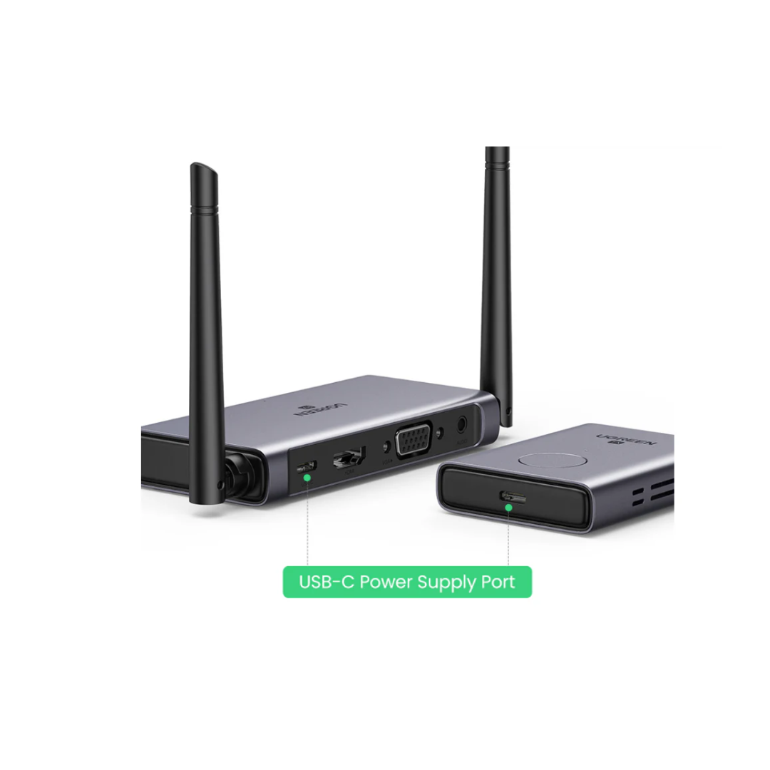 UGreen Wireless HDMI Extender Transmitter & Receiver 50M