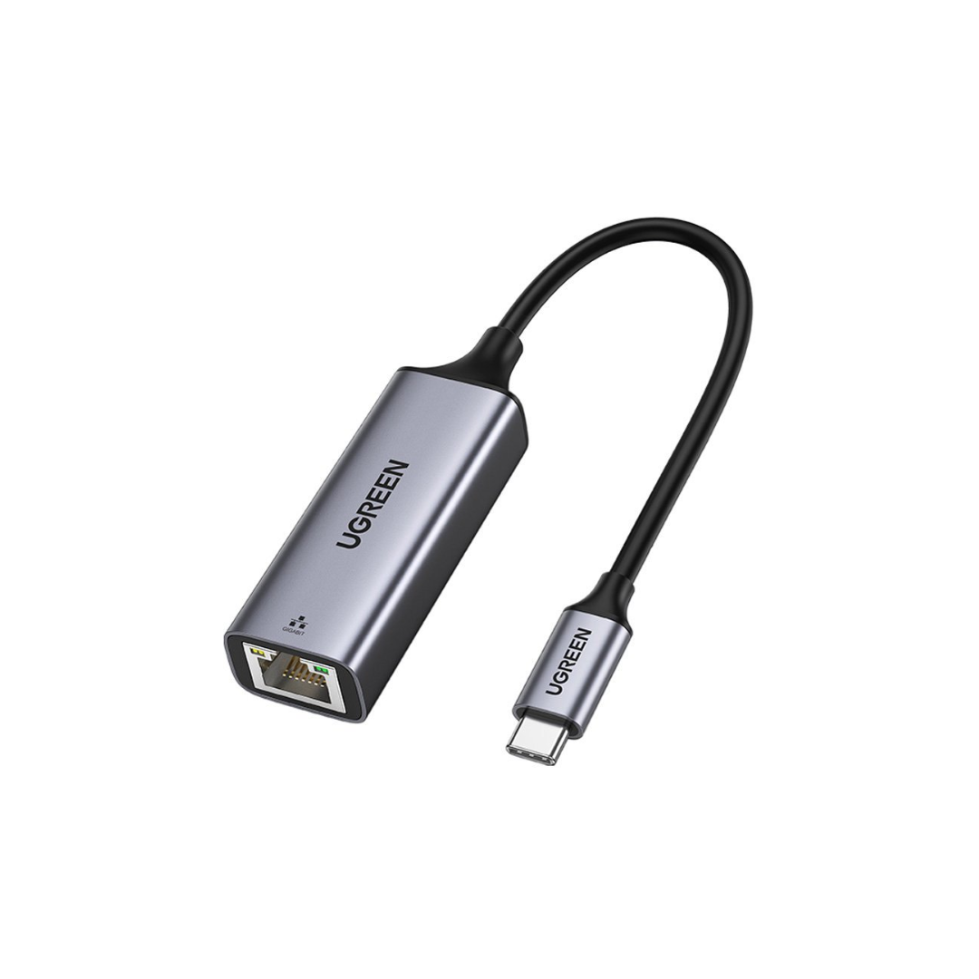 UGREEN USB-C 3.1 Gen1 To Gigabit Ethernet Adapter 10CM (SPACE GRAY)