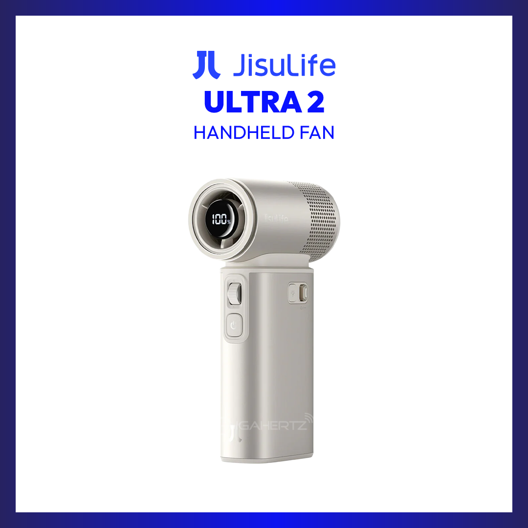 JisuLife Handheld Portable Fan Ultra1 (Light Brown)