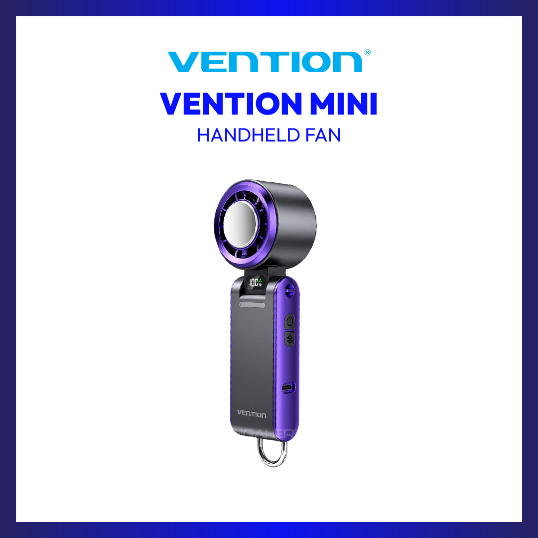 Vention Handheld High-Speed Fan (Black)