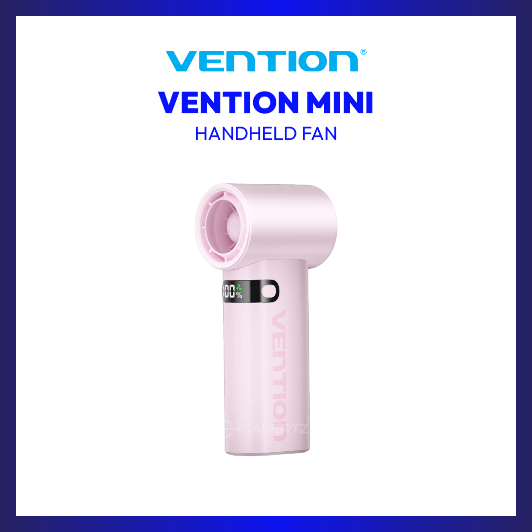 VENTION MINI HANDHELD FAN PBEP0 3000MAH (Pink)