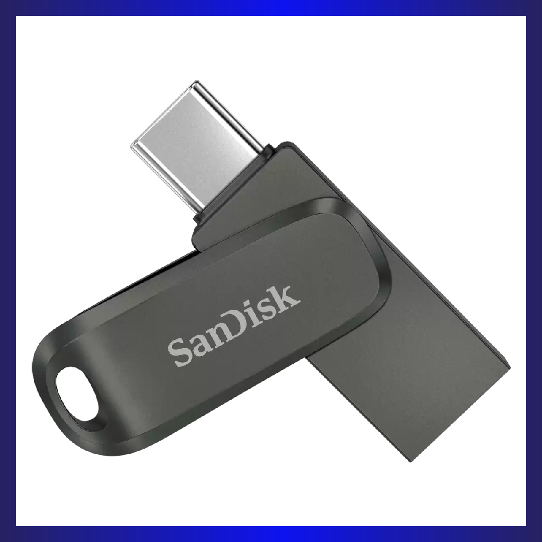 SanDisk Ultra Dual Drive Luxe 64GB USB Type-C Flash Drive (Dark Grey)