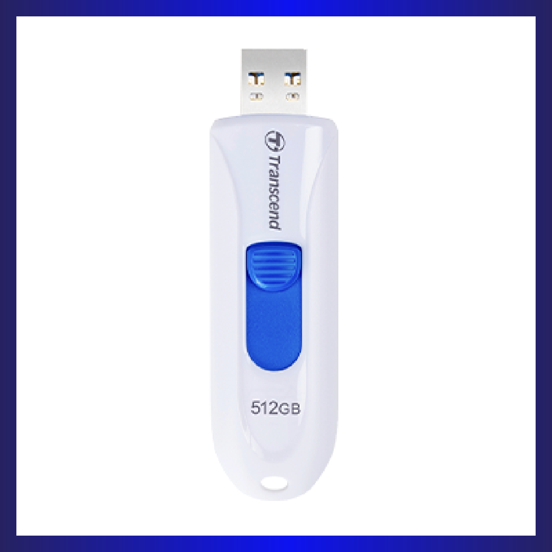 Transcend 256GB JetFlash 790 USB 3.1 Flash Drive (White)
