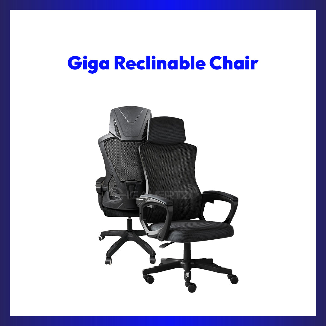 Ergonomic High Back Mesh Office Chair with Headrest, Adjustable Height, Padded Armrests & Swivel Wheels – Executive Computer Desk Chair