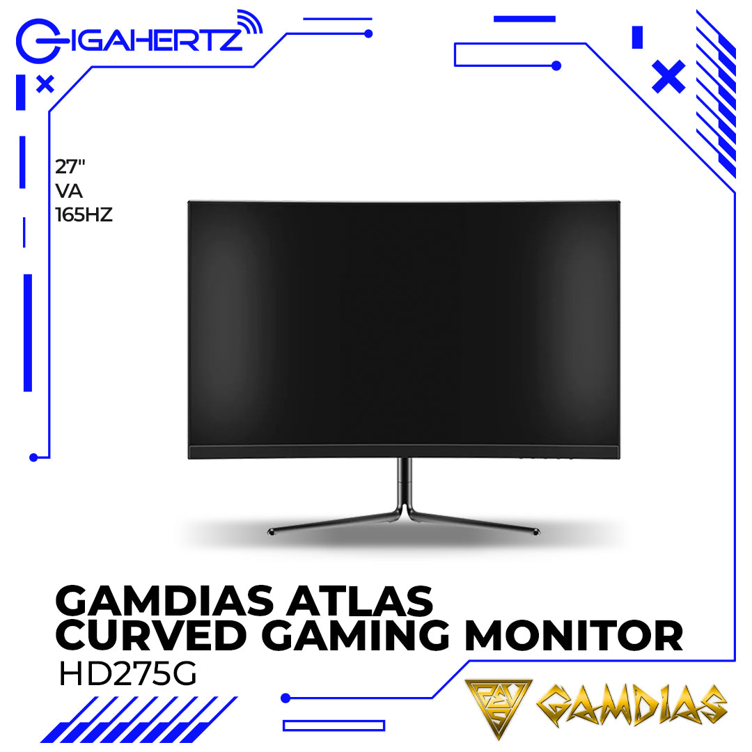 Gamdias Atlas HD275G 27" Curved VA Gaming Monitor