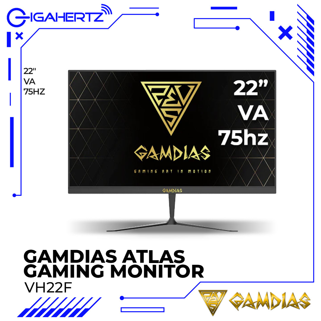 Gamdias Atlas VH22F 22" Flat 75Hz VA Gaming Monitor