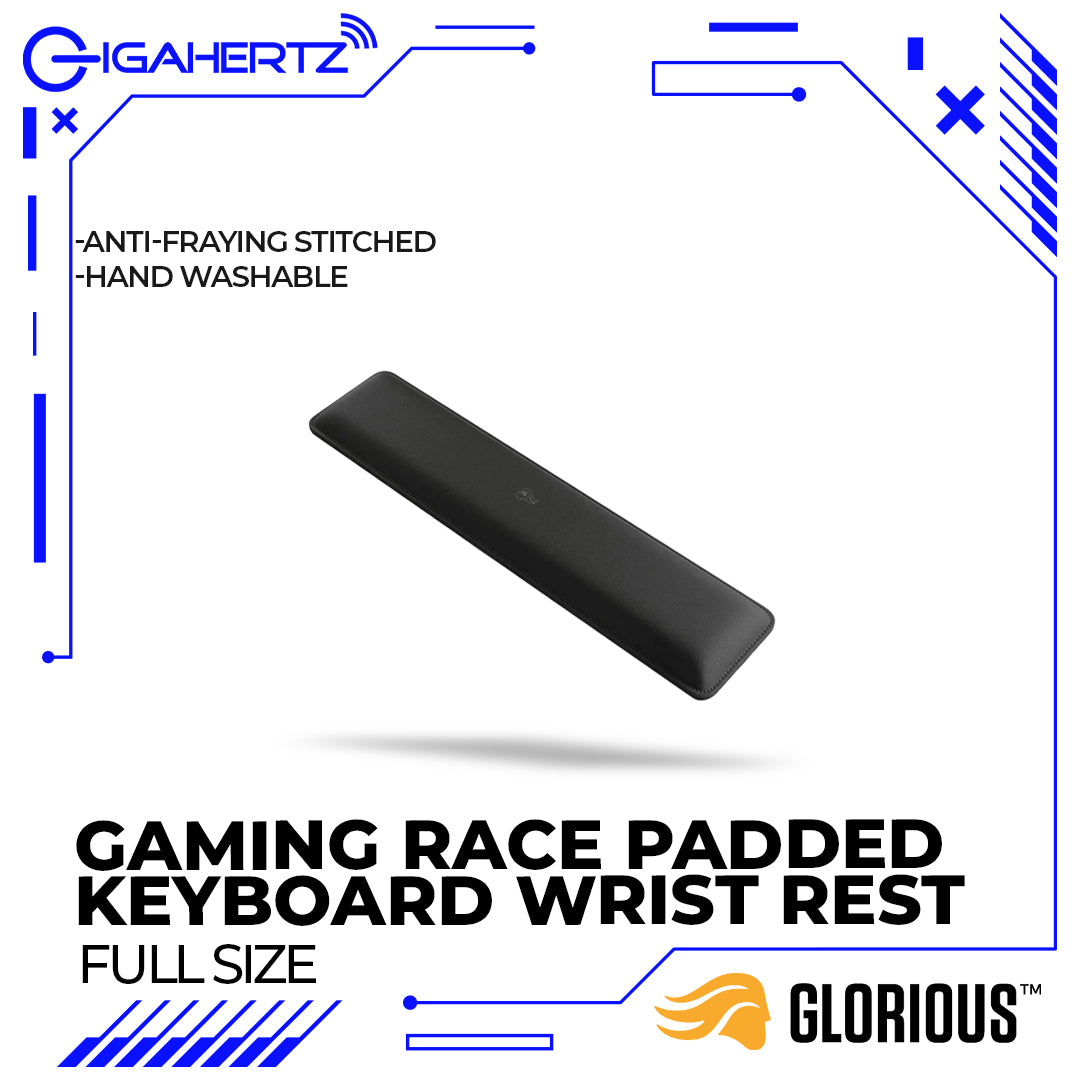 Glorious Gaming Race Padded Keyboard Wrist Rest Fits (Full Size) Regular GWR-100