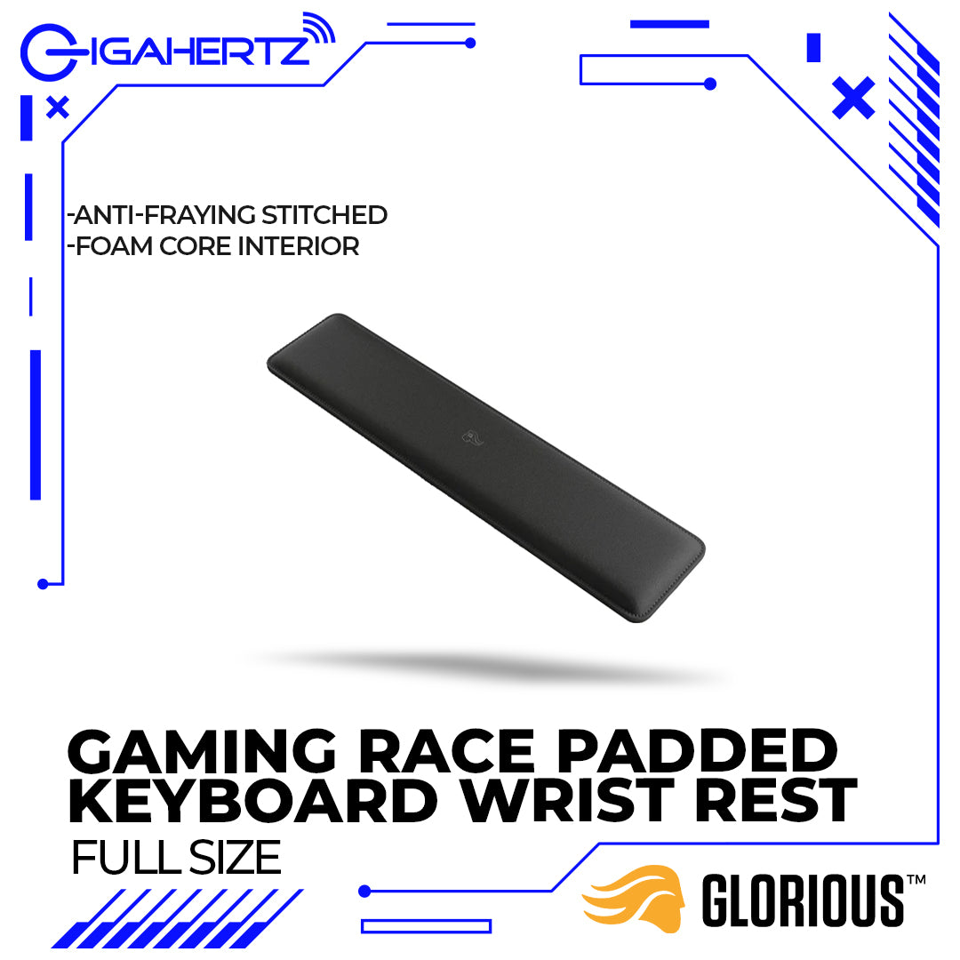 Glorious Gaming Race Padded Keyboard Wrist Rest Fits (Full Size) Slim GSW-100