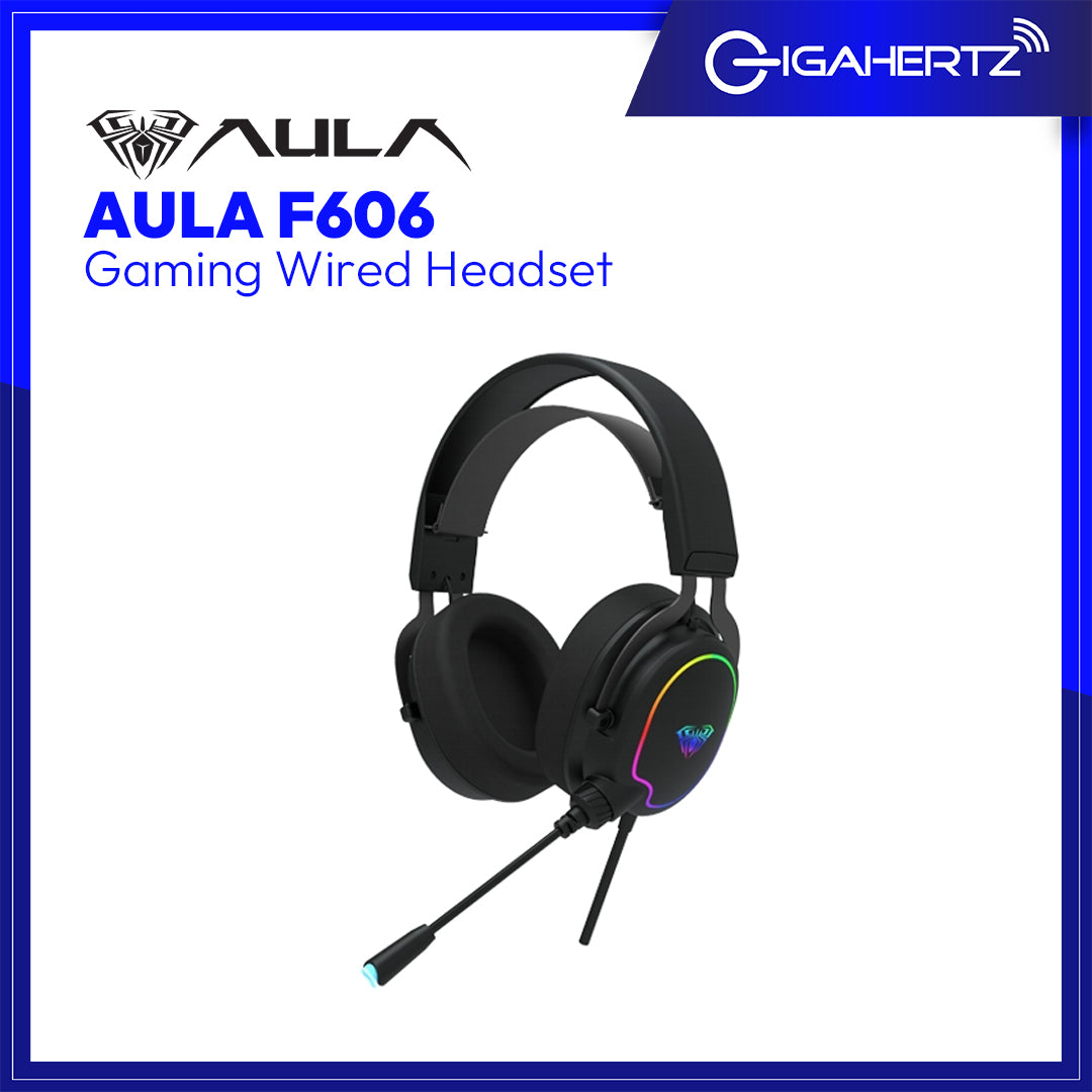 Aula F606 Gaming Wired Headset | Gigahertz