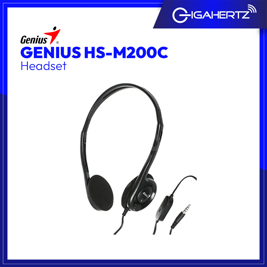 Genius HS - M200C Headset | Gigahertz