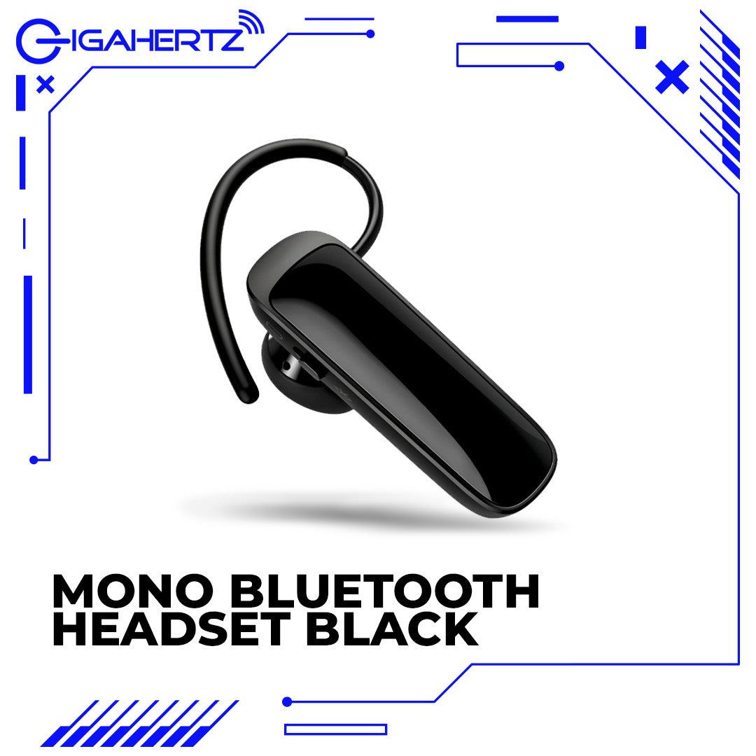 Mono Bluetooth Headset Black