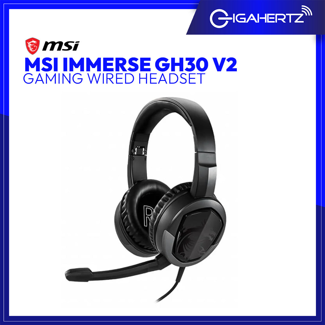 MSI Immerse GH30 V2 Gaming Headset | Gigahertz