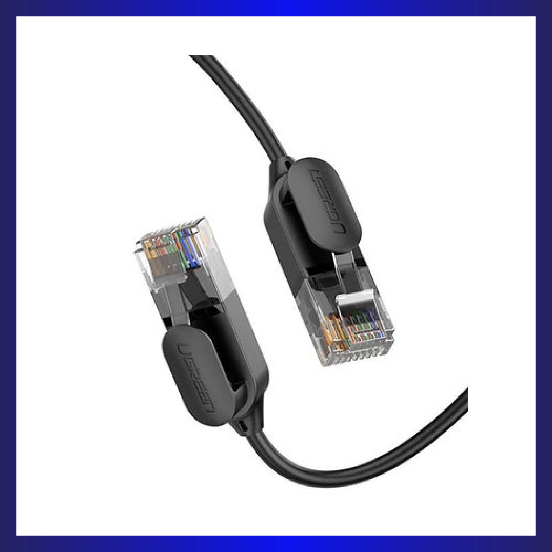 UGREEN 70654 Cat6A UTP Cable Pure Copper - 5M Black