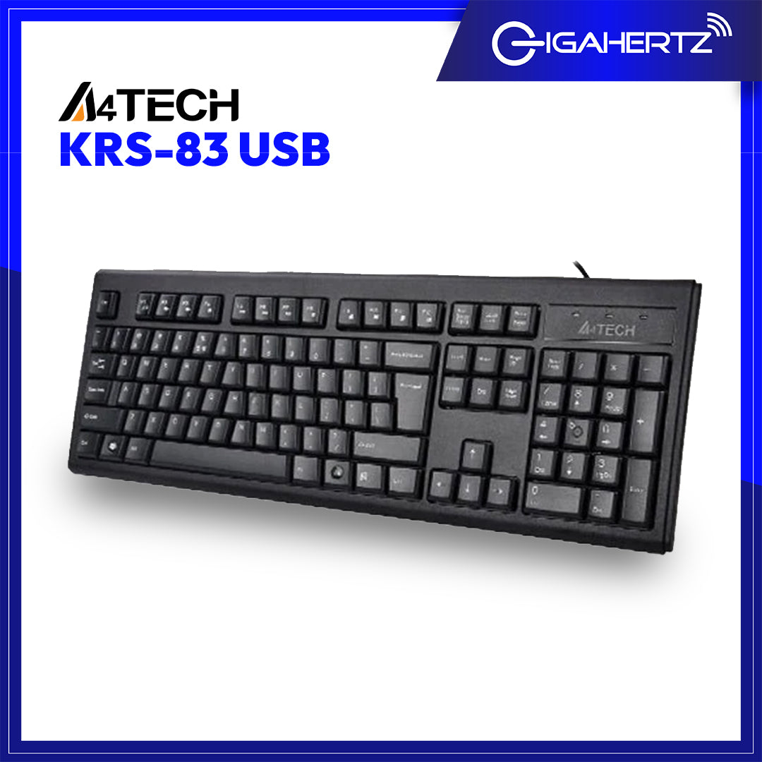 A4Tech KRS - 83 USB Keyboard | Gigahertz