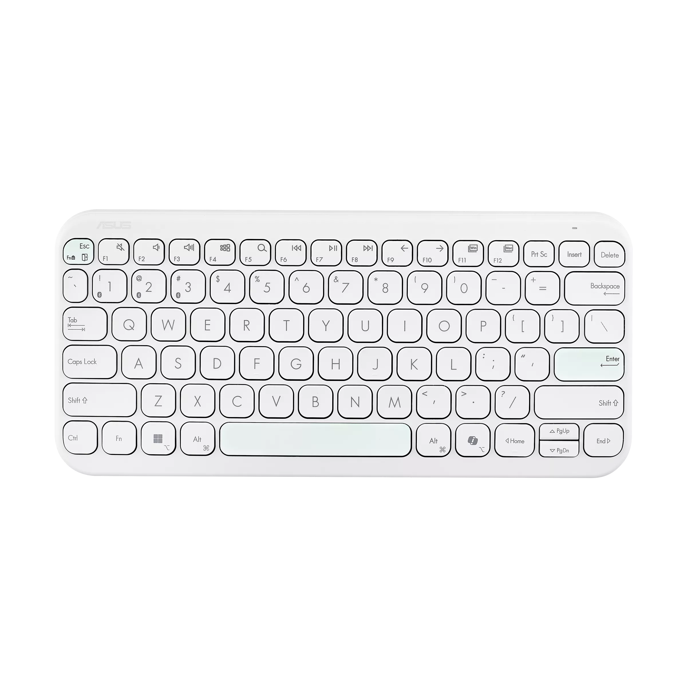 Asus Marshmallow KW100 Wireless Keyboard (Oat Milk)