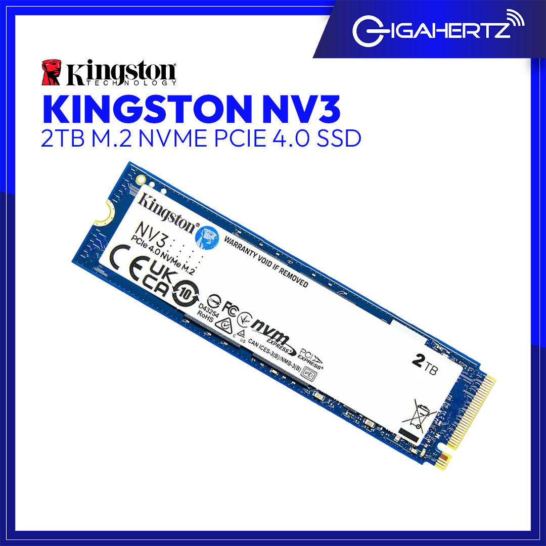 KINGSTON 2TB NV3 M.2 NVMe PCIe 4.0 SSD