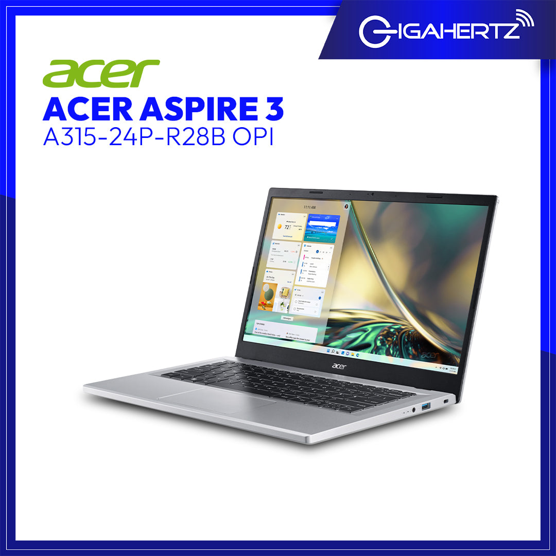 Acer Aspire 3 A315 - 24P - R28B OPI | 15.6" HD | Ryzen 5 7520U | Radeon Graphics | 8GB RAM | 256GB SSD | WIN 11 | Gigahertz