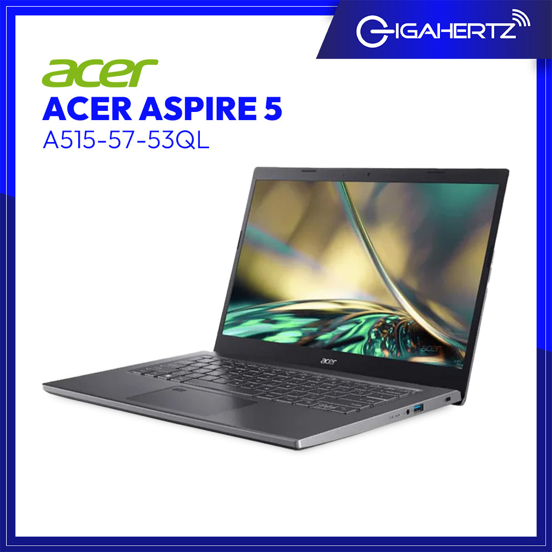 Acer Aspire 5 A515 - 57 - 53QL | 15.6" FHD | i5 - 1235U | Iris Xe Graphics | 8GB RAM | 512GB SSD | WIN 11 | Gigahertz