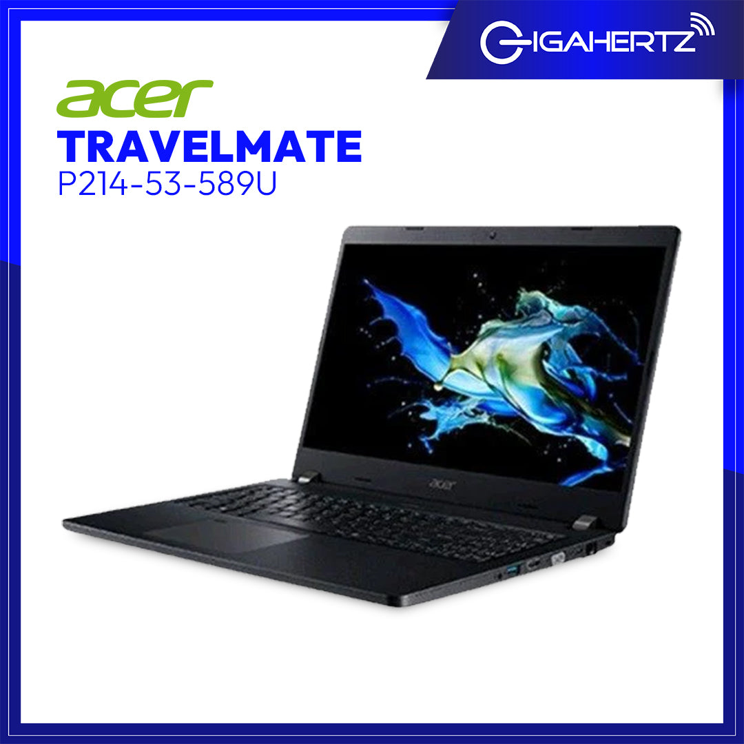 Acer Acer TravelMate P214 - 53 - 589U | 14" HD | i5 - 1135G7 | UHD Graphics | 8GB RAM | 256GB SSD | WIN 10 | Laptop Tiangge | Gigahertz