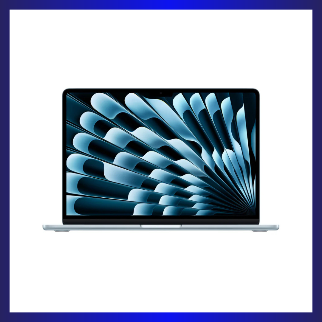 Apple MacBook Air 13-inch (MDHJ4PP/A) | Apple M5 Chip | 10-Core CPU | 10-Core GPU | 16GB Unified Memory | 1TB SSD | 13.6" Liquid Retina Display | Sky Blue | macOS