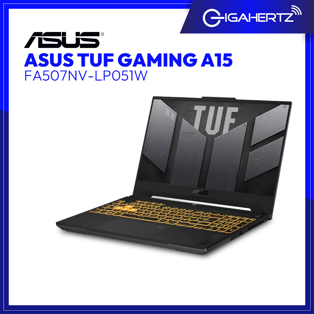 Asus TUF Gaming A15 FA507NV - LP051W | 15.6" FHD | Ryzen 7 7735HS | GeForce RTX 4060 | 8GB RAM | 512GB SSD | WIN 11 | Gigahertz