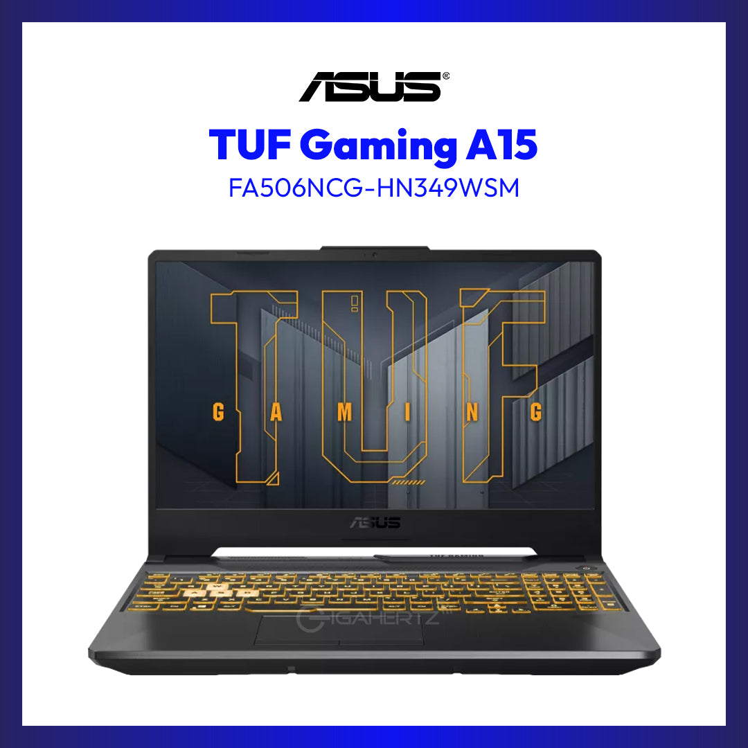 Asus TUF Gaming A15 FA506NCG (Graphite Black) | 15.6Inch FHD+ 144Hz | Ryzen 7 8845HS | 8GB RAM | 512GB SSD | RTX 3050 | WIN11