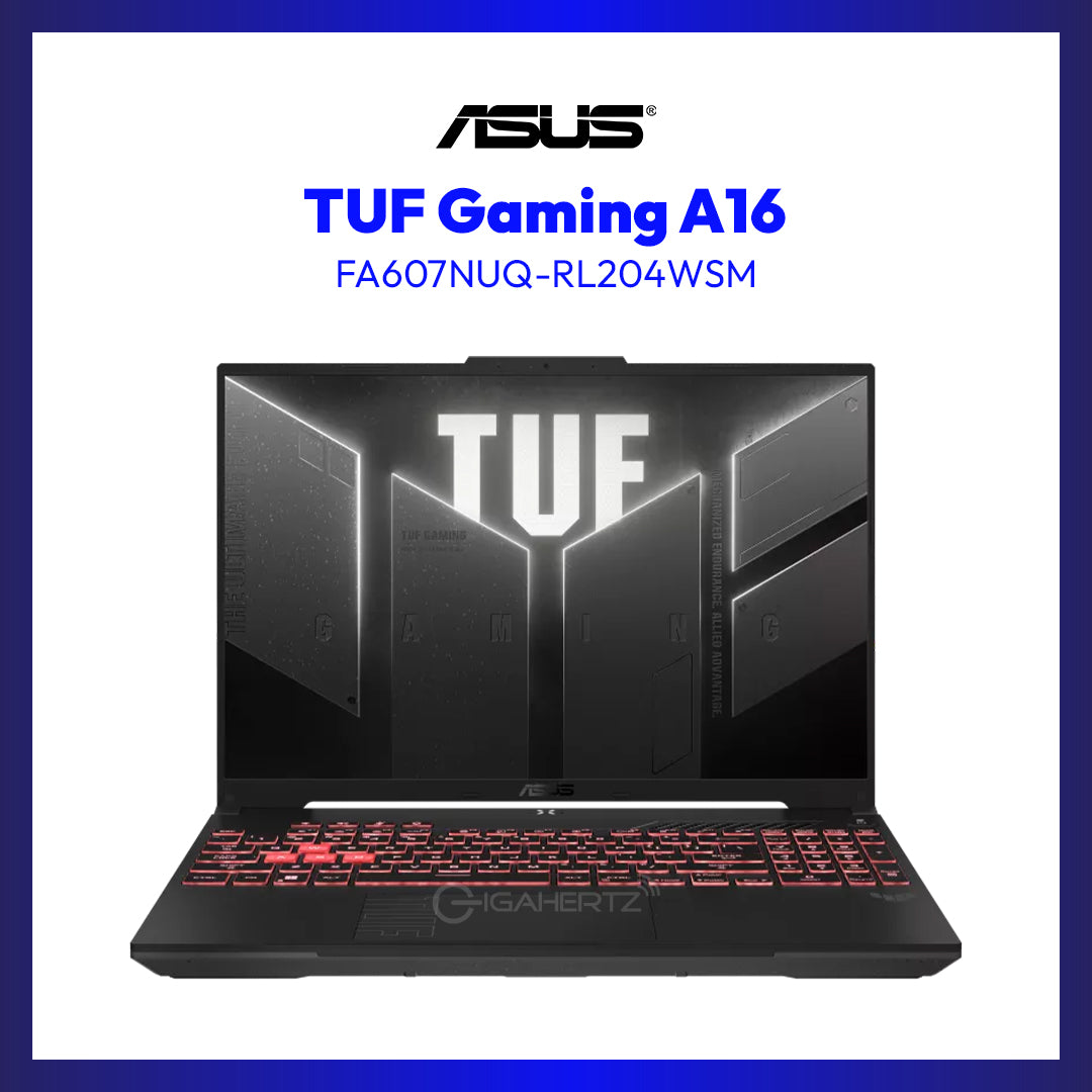 Asus TUF Gaming A16 FA607NUQ | 16Inch FHD+ 144Hz | Ryzen 7 170 | 16GB RAM | 512GB SSD | RTX 4050 6GB | WIN11