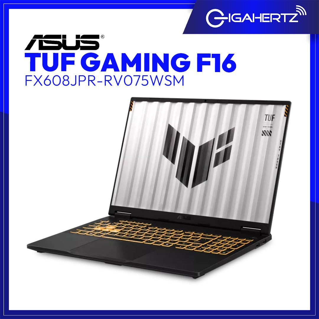 Asus TUF Gaming F16 FX608JPR-RV075WSM Laptop (Jaeger Gray) | 16" FHD+ (1920x1200) 165Hz IPS | Core i7-14650HX | 16GB RAM | 1TB SSD | GeForce RTX 5070 | Windows 11 Home