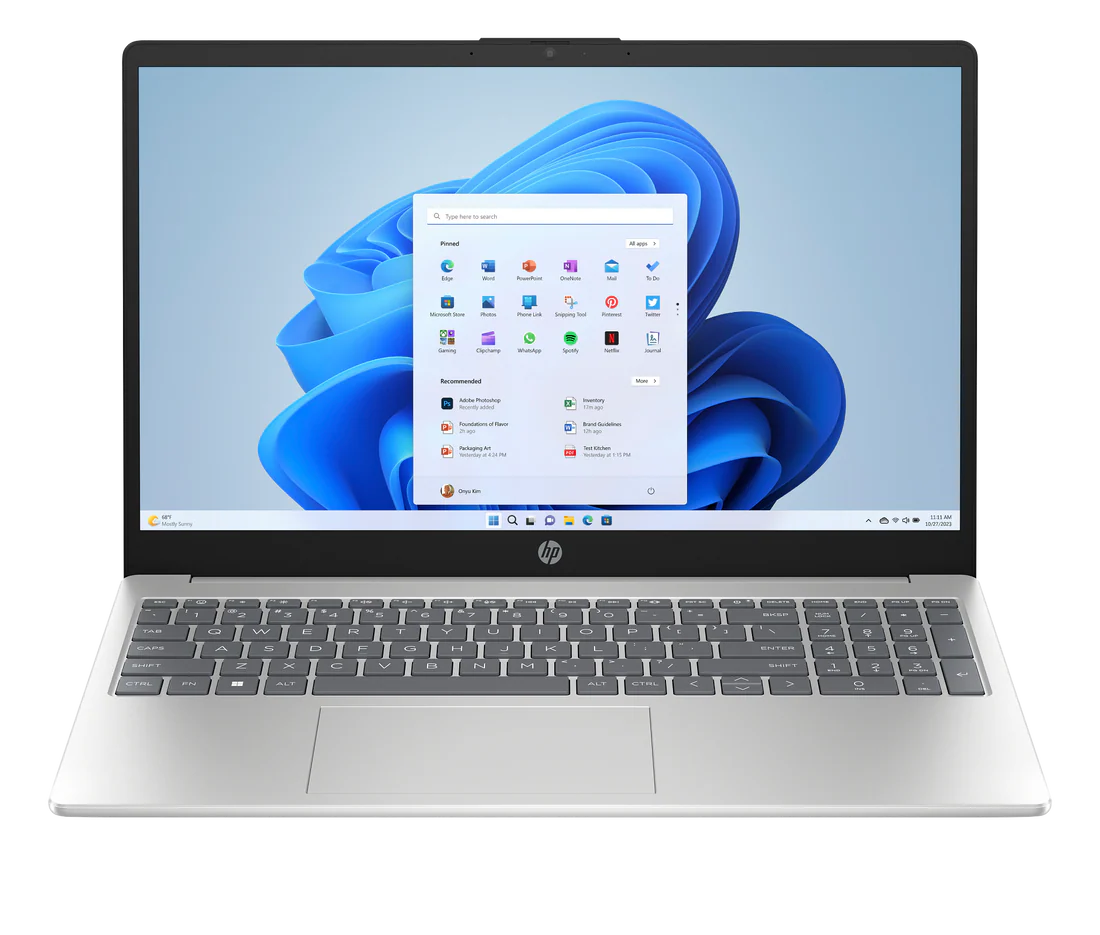 HP 15-fc0566AU (Natural Silver) 15.6-inch FHD, Ryzen 5 7520U | 16GB | 512GB SSD | AMD Radeon Graphics | Windows 11