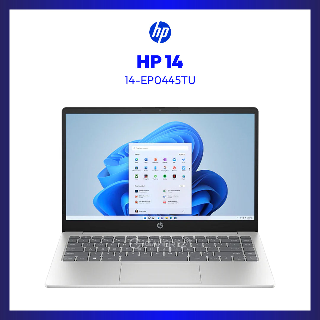 HP LAPTOP 14 - EP0445TU (D07C0PA) LAPTOP | 14" Full-HD | Intel i3-1315U | 8GB RAM | 512GB SSD | Intel UHD | Win 11 Home
