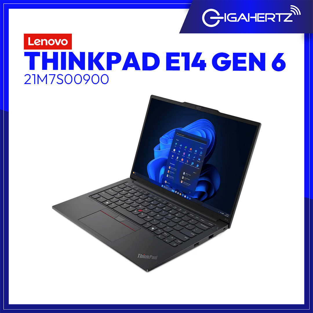 Lenovo ThinkPad E14 Gen 6 21M7S00900 | 14" WUXGA | Intel Core Ultra 7 155U | Intel Graphics | 16 GB RAM | 1 TB SSD | WIN 11