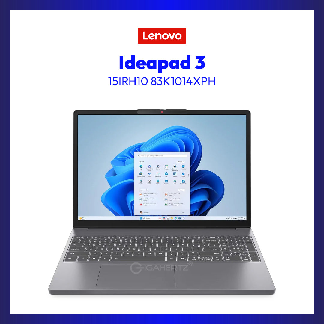 LENOVO IDEAPAD 3 15IRH10 83K1014XPH | 15.3" WUXGA (1920x1200) 60Hz IPS | Intel Core i5-13420H | 8GB RAM | 512GB SSD | Integrated Intel UHD Graphics | Windows 11 Home