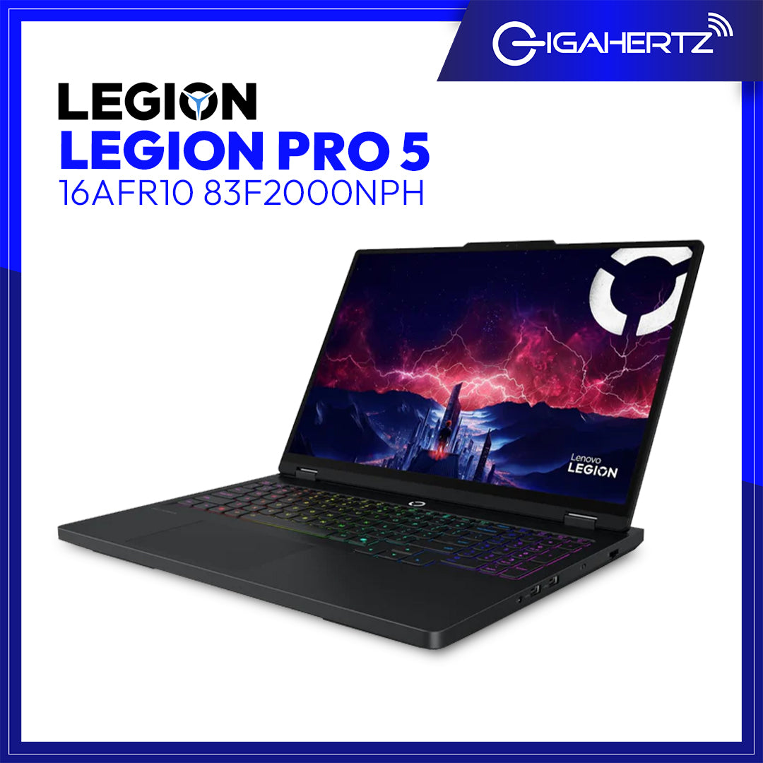 LENOVO LEGION PRO 5 16AFR10 83F2000NPH 16.0” WQXGA | AMD Ryzen 9-9955HX | 32GB RAM | 1TB SSD | NVIDIA GeForce RTX 5070 8GB | Win11