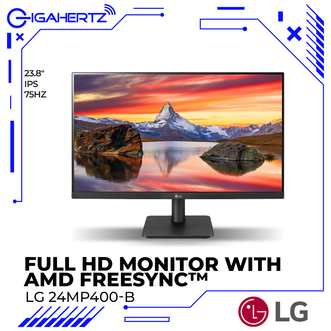 LG 24MP400-B 23.8'' Full HD IPS Monitor with AMD FreeSync™