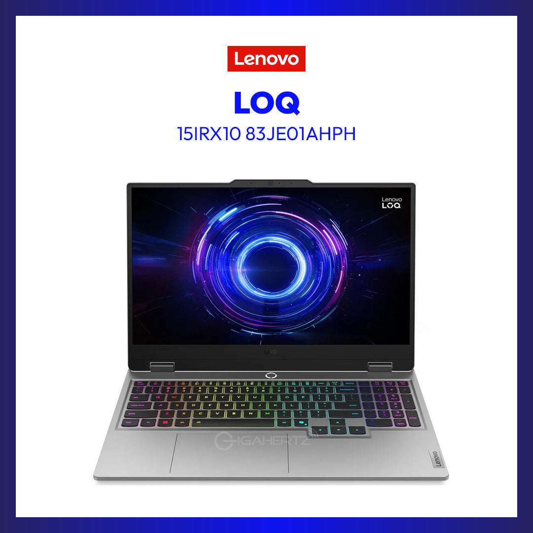 Lenovo LOQ 15IRX10 83JE01AHPH Gaming Laptop (Luna Grey) | 15.6" FHD (1920x1080) IPS 144Hz | Core i7-13645HX | 16GB RAM | 512GB SSD | RTX 5050 | Windows 11 Home