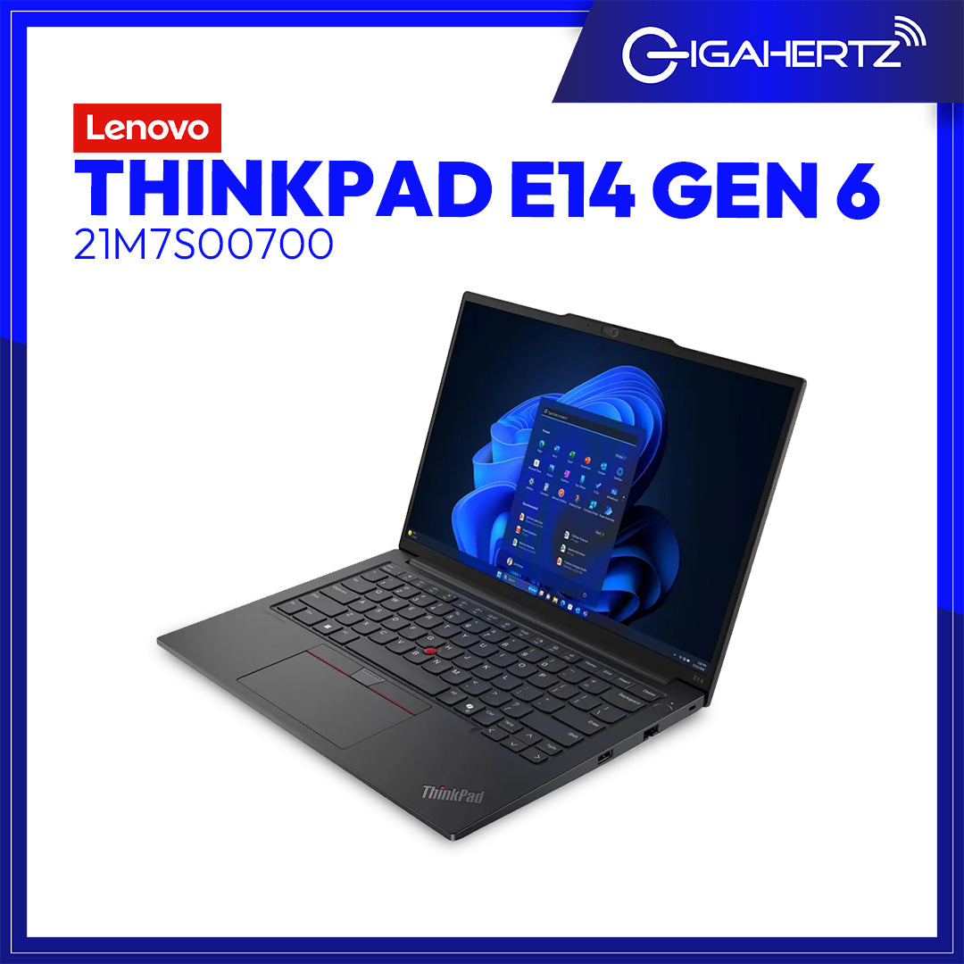 Lenovo ThinkPad E14 Gen 6 21M7S00700 | 14" WUXGA | Intel Core Ultra 5 125U | Intel Graphics | 16 GB RAM | 512 GB SSD | WIN 11