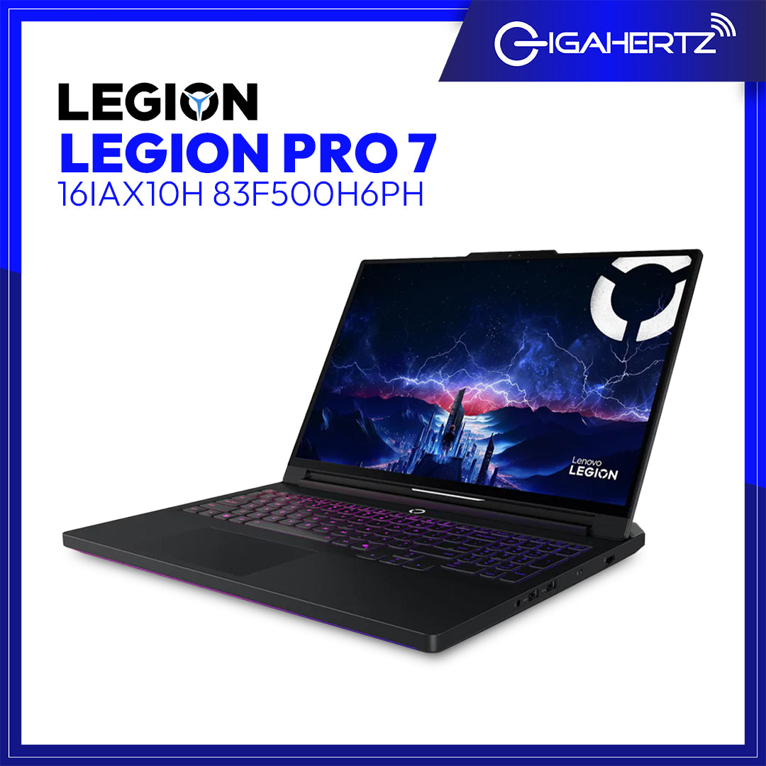 Lenovo Legion Pro 7 16IAX10H 83F500H6PH AI-Powered Gaming Laptop (Eclipse Black) | 16" WQXGA (2560x1600) OLED 240Hz | Core Ultra 9 275HX | 32GB RAM | 1TB SSD | RTX 5070 Ti 12GB | Win11