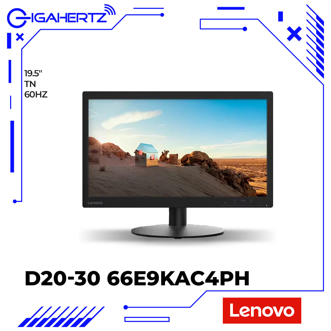 Lenovo D20-30 66E9KAC4PH 19.5" Monitor