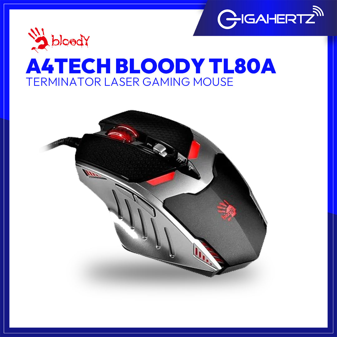 A4Tech Bloody TL80A Terminator Laser Gaming Mouse | Gigahertz