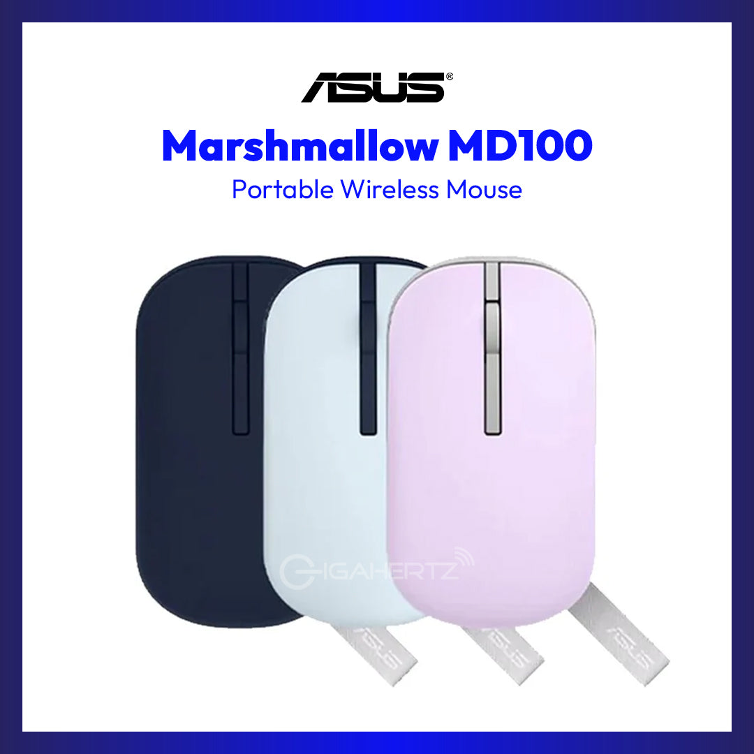 Asus Marshmallow MD100 Portable Wireless Mouse