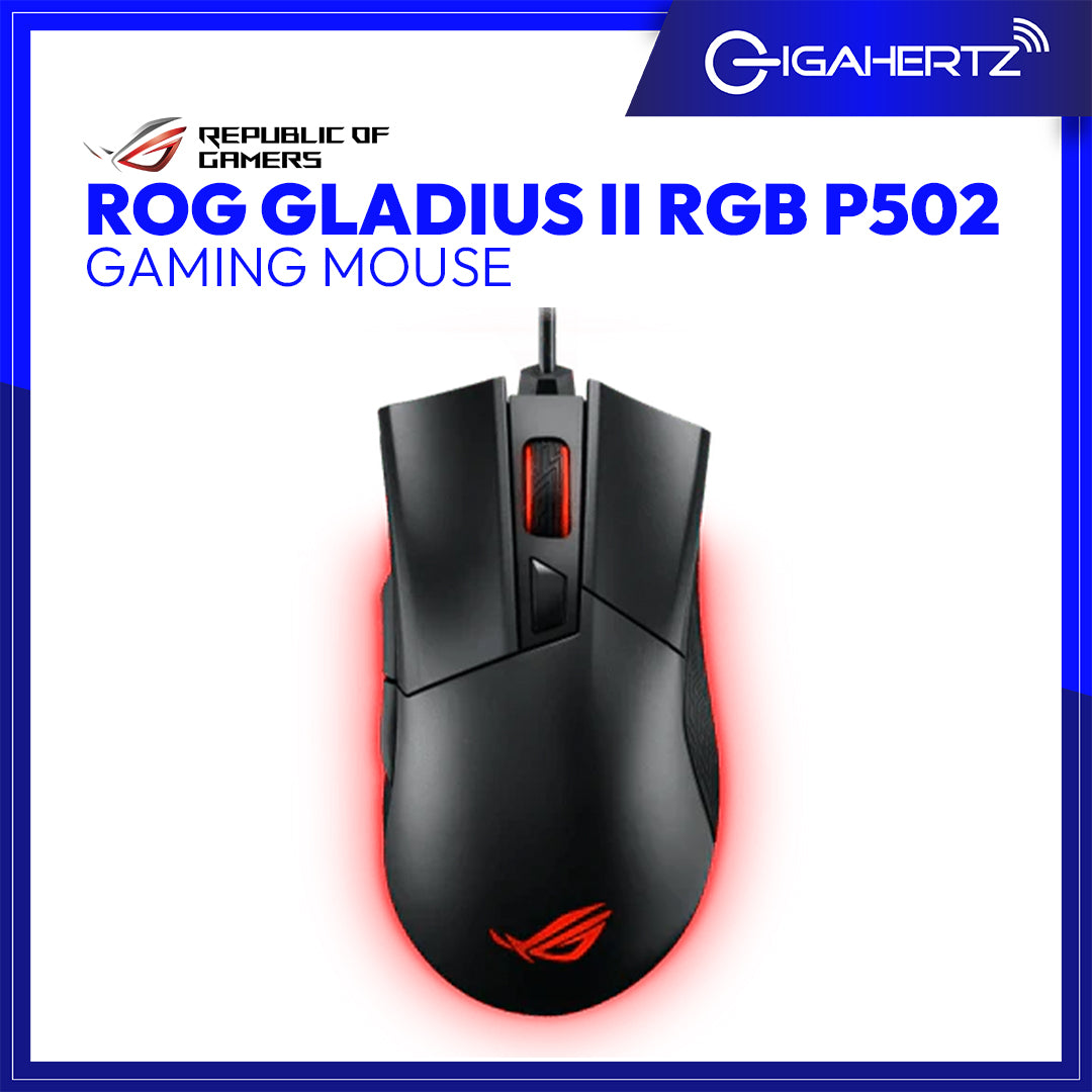 Asus ROG Gladius II RGB P502 Gaming Mouse | Gigahertz