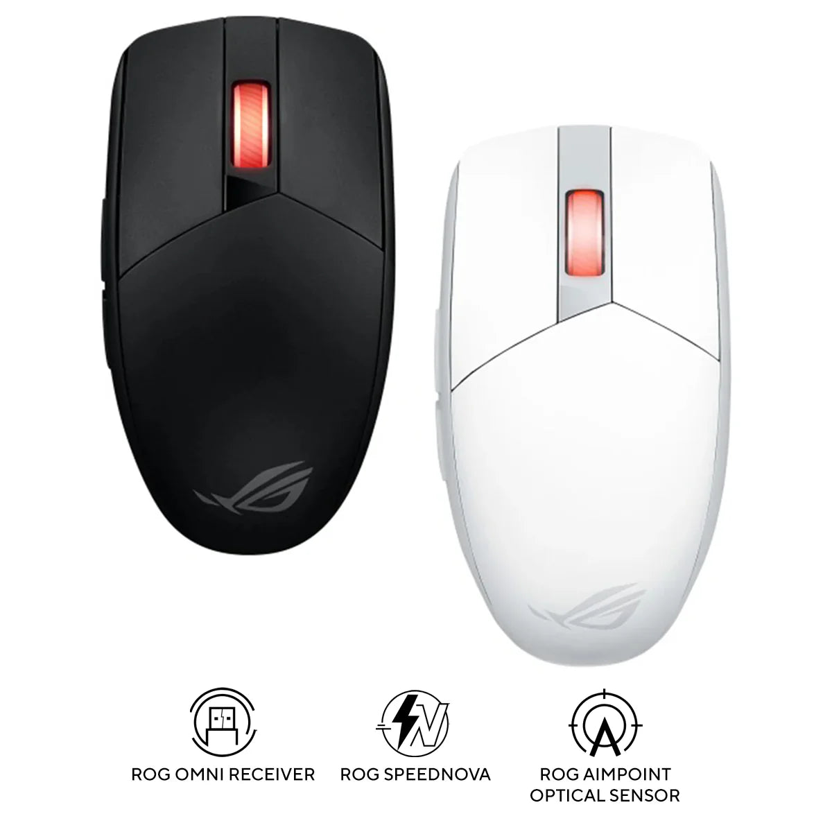Asus ROG Strix Impact III Wireless Mouse P520 (White) KB-ASUS ROG STRIX SCOPE II X XA14