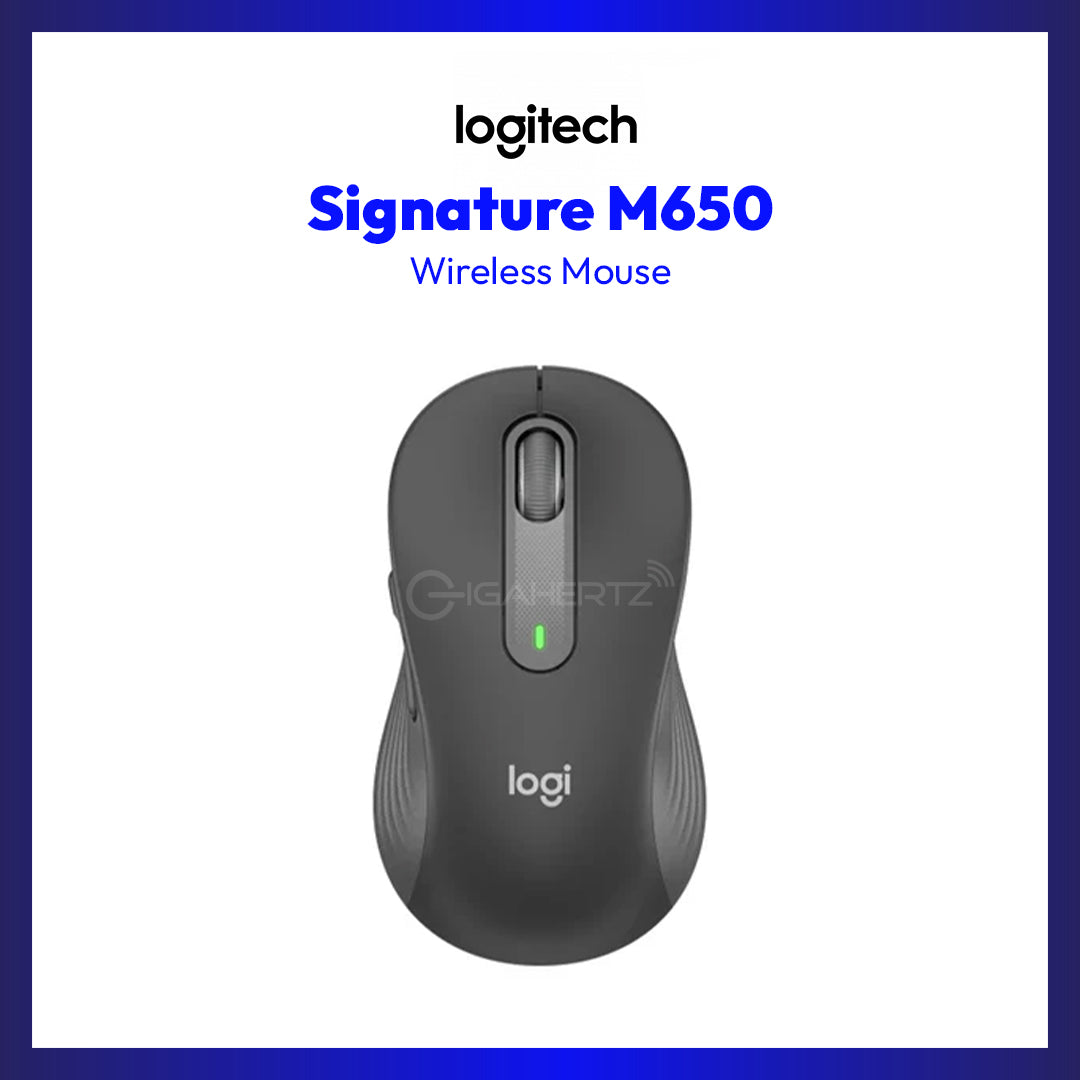 Logitech M650 Signature Wireless Mouse Black