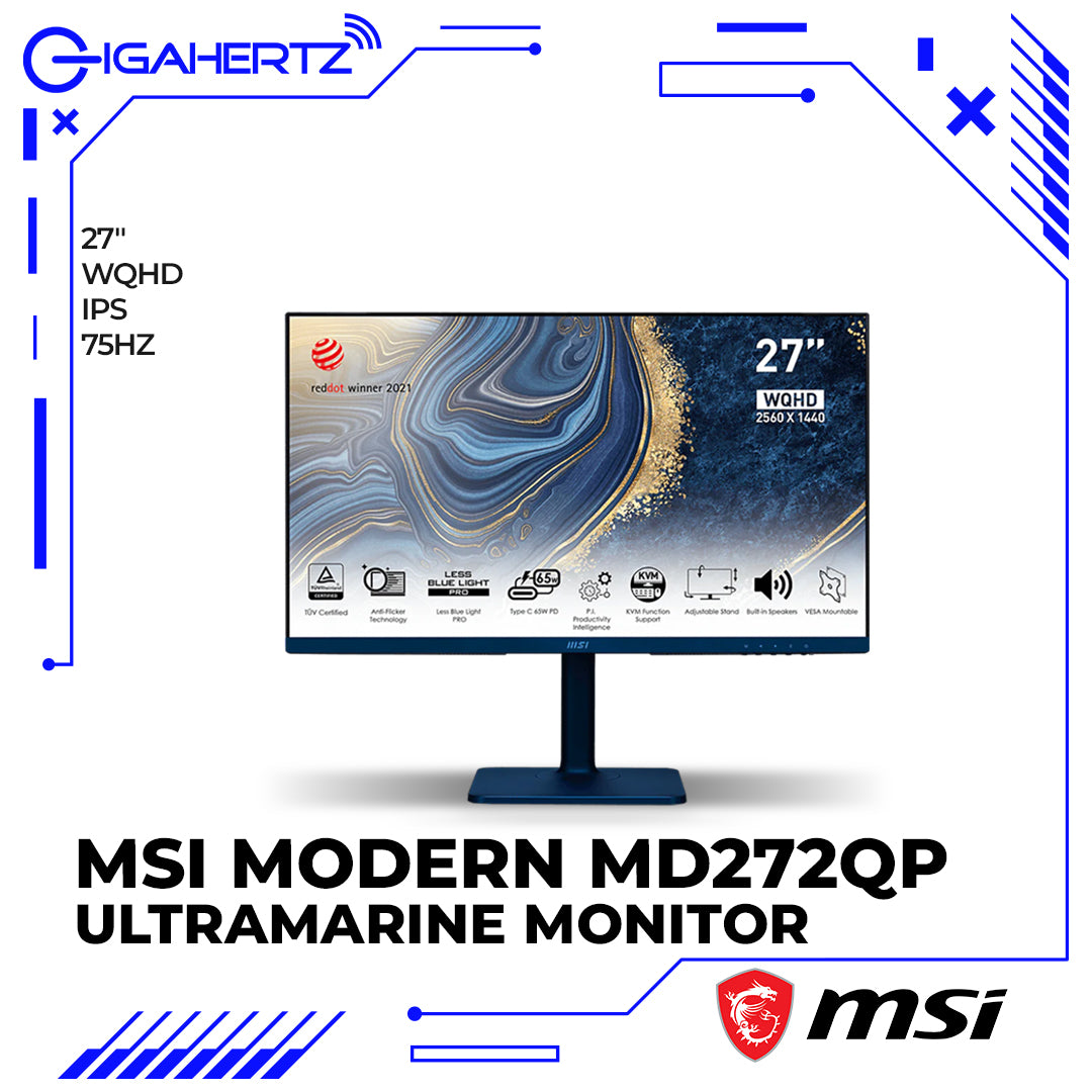 MSI Modern MD272QP Ultramarine 27" Monitor