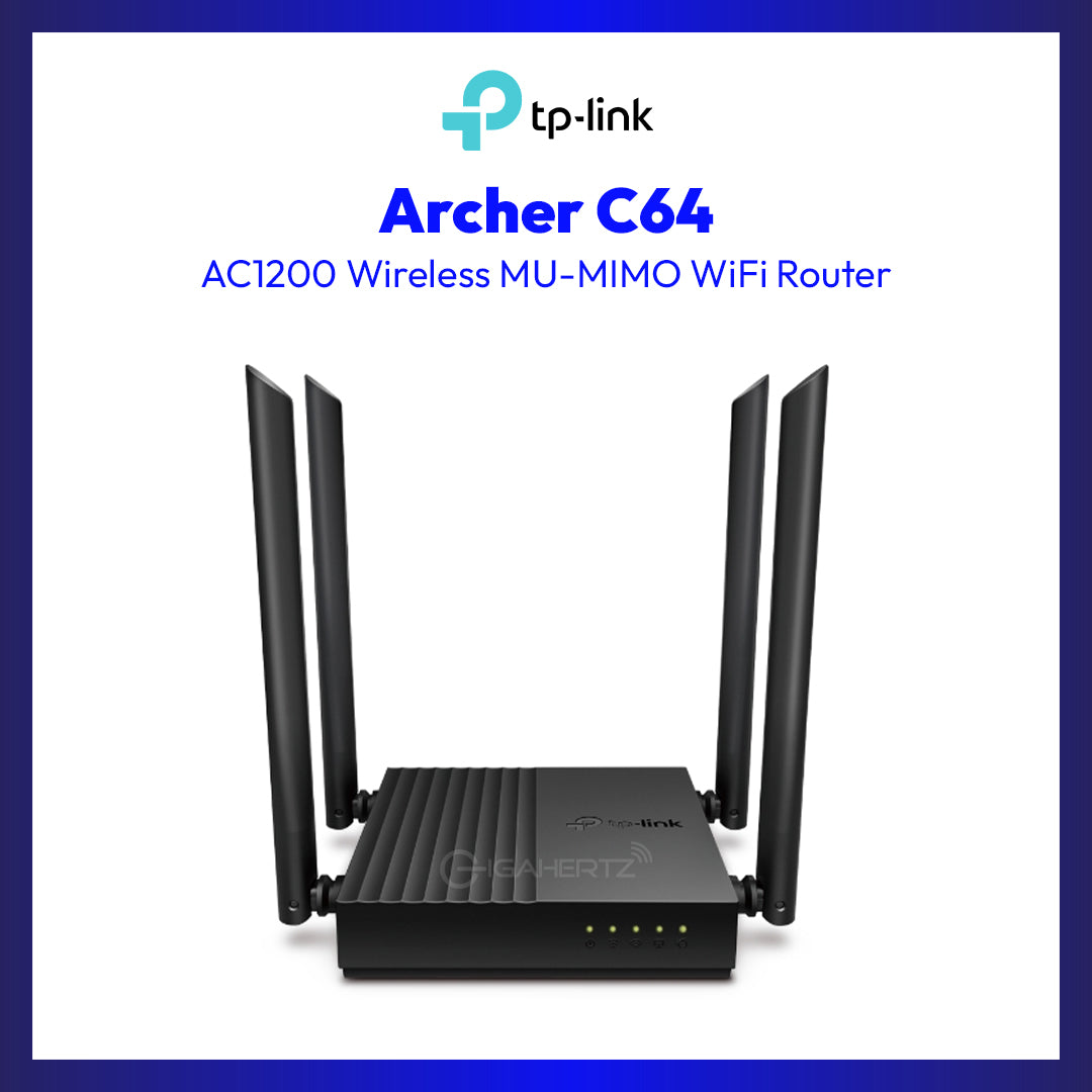 TP-Link Archer C64 AC1200 Wireless MU-MIMO WiFi Router