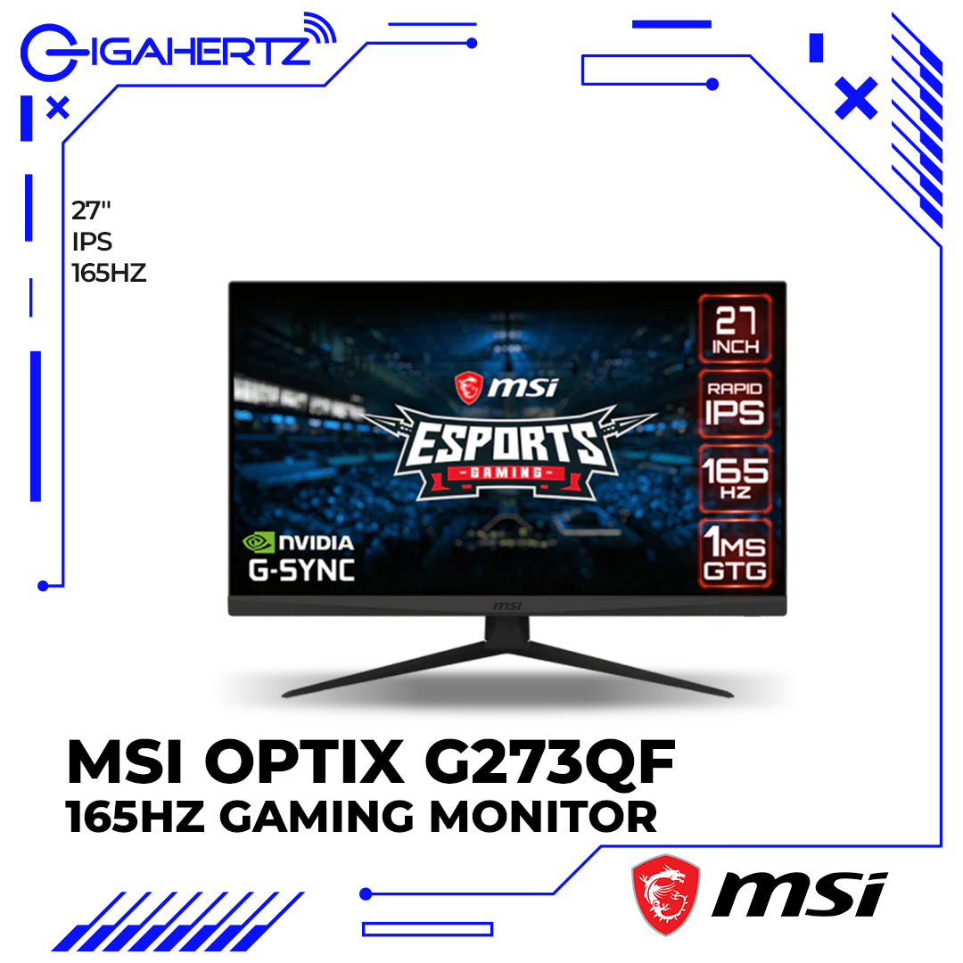 MSI Optix G273QF 27" 165Hz Gaming Monitor